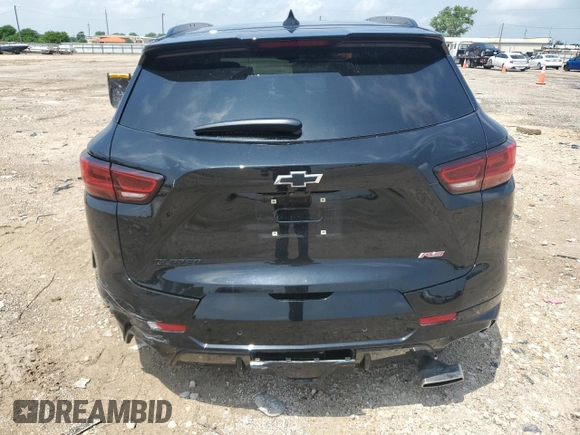 2023 Chevrolet Blazer RS с VIN 3GNKBERS5PS228459, выставлен на аукционе Copart как лот 54530205 с пробегом 9 379 миль миль и Списание • Salvage title. История ставок и продаж доступна на DreamBid. Изображение 6.