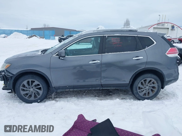2016 Nissan Rogue SL with VIN 5N1AT2MV7GC805222, listed as a IAAI auction lot 41598322 with 145,568 mi miles and . Bid and sale history available at DreamBid. Image 15.