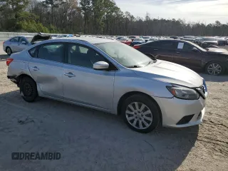 2018 Nissan Sentra S with VIN 3N1AB7AP0JY297249, listed as a Copart auction lot 47443315 with 153,058 mi miles and Salvage Title. Bid and sale history available at DreamBid. Image 4.
