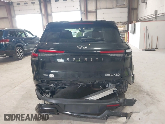 2024 Infiniti QX60 Pure with VIN 5N1DL1ES9RC335970, listed as a IAAI auction lot 42210949 with 17,345 mi miles and . Bid and sale history available at DreamBid. Image 16.