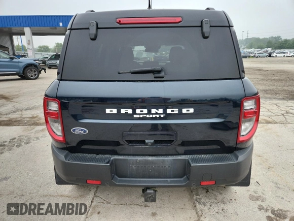 2021 Ford Bronco Sport Outer Banks with VIN 3FMCR9C64MRB01454, listed as a Copart auction lot 59951205 with 59,613 mi miles and Salvage title. Bid and sale history available at DreamBid. Image 6.