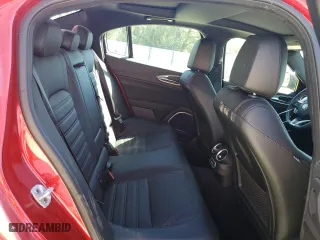 2022 Alfa Romeo Giulia Veloce with VIN ZARFANBN0N7660752, listed as a Copart auction lot 47805155 with 12,519 mi miles and Salvage Title. Bid and sale history available at carsss.com. Image 10.