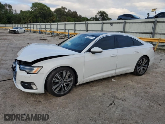 2020 Audi A6 Premium Plus with VIN WAUE8AF21LN072746, listed as a Copart auction lot 86629184 with 65,885 mi miles and Non Repairable. Bid and sale history available at carsss.com. Image 1.