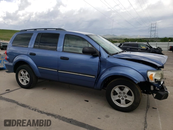 2007 Dodge Durango SLT with VIN 1D8HB48P07F536428, listed as a Copart auction lot 56940085 with 139,375 mi miles and Salvage title. Bid and sale history available at DreamBid. Image 4.