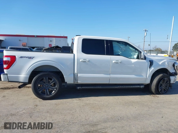 2022 Ford F-150 XL with VIN 1FTFW1E83NFA92867, listed as a IAAI auction lot 41349588 with 150,274 mi miles. Bid and sale history available at carsss.com. Image 13.