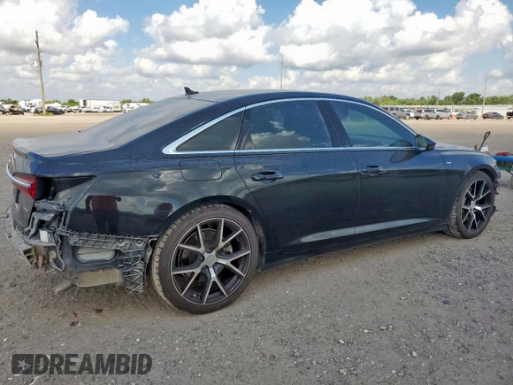 2019 Audi A6 Prestige with VIN WAUM2AF28KN038671, listed as a Copart auction lot 61748845 with 88,718 mi miles and Salvage title. Bid and sale history available at DreamBid. Image 3.