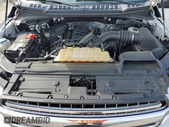 2018 Ford F-150 XL with VIN 1FTEW1E59JFA28036, listed as a Copart auction lot 57181525 with 121,384 mi miles and Salvage title. Bid and sale history available at DreamBid. Image 11.