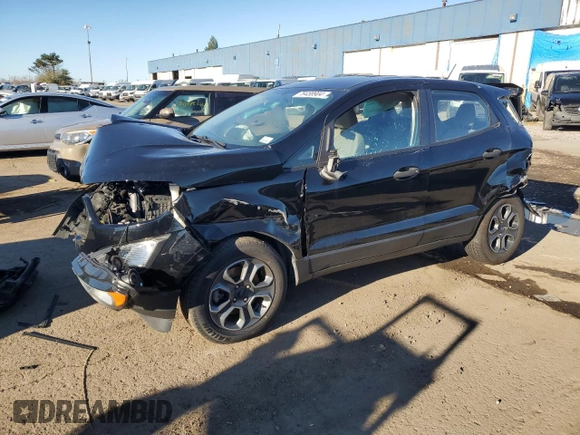 2020 Ford EcoSport S with VIN MAJ3S2FE4LC334160, listed as a Copart auction lot 50322655 with 97,556 mi miles and Non Repairable. Bid and sale history available at carsss.com. Image 1.