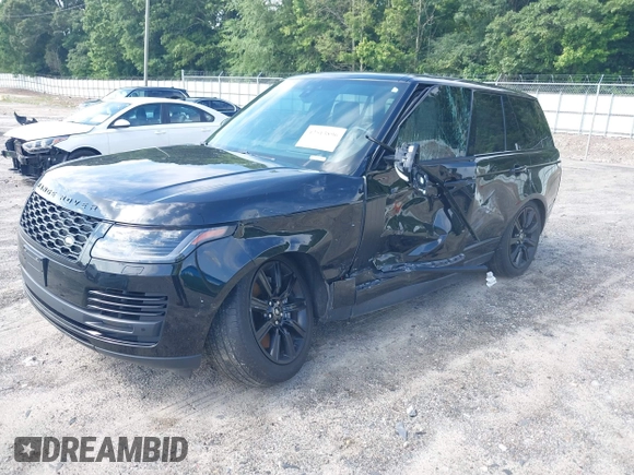 2021 Land Rover Range Rover Westminster with VIN SALGS2RU8MA435190, listed as a IAAI auction lot 42513896 with 30,071 mi miles and . Bid and sale history available at DreamBid. Image 2.