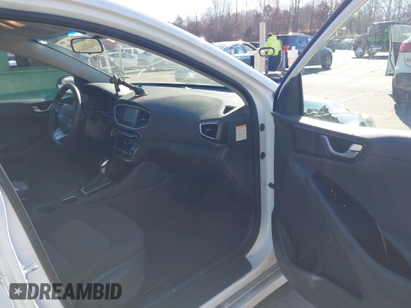 2019 Hyundai Ioniq Blue with VIN KMHC65LC2KU119660, listed as a IAAI auction lot 41710680 with 123,480 mi miles and . Bid and sale history available at DreamBid. Image 5.