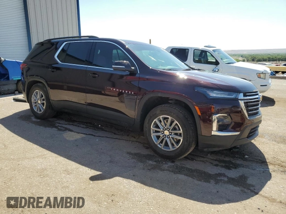 2023 Chevrolet Traverse LT Cloth with VIN 1GNERGKW3PJ291398, listed as a Copart auction lot 56634104 with 8,777 mi miles and Salvage Title. Bid and sale history available at carsss.com. Image 4.