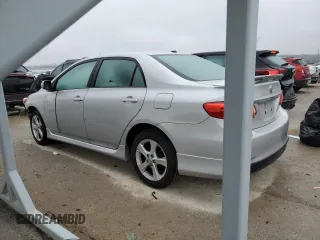 2011 Toyota Corolla L with VIN 2T1BU4EE9BC611081, listed as a Copart auction lot 44016535 with 137,193 mi miles and Salvage Title. Bid and sale history available at carsss.com. Image 2.