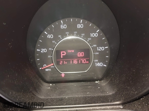 2014 Kia Soul with VIN KNDJN2A26E7103469, listed as a IAAI auction lot 41617998 with 116,170 mi miles. Bid and sale history available at carsss.com. Image 14.