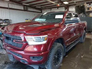 2019 Ram 1500 Laramie with VIN 1C6SRFJT8KN696341, listed as a IAAI auction lot 42473209 with 55,480 mi miles and . Bid and sale history available at DreamBid. Image 18.
