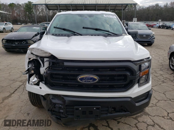 2023 Ford F-150 XL with VIN 1FTMF1CB7PKE34062, listed as a Copart auction lot 85287124 with Not Provided miles and Salvage Title. Bid and sale history available at carsss.com. Image 5.