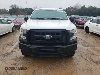 2017 Ford F-150 XL with VIN 1FTEW1EF8HFC06683, listed as a Copart auction lot 87833185 with 206,571 mi miles and Salvage Title. Bid and sale history available at carsss.com. Image 5.