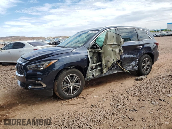 2019 Infiniti QX60 Luxe с VIN 5N1DL0MM3KC549369, выставлен на аукционе Copart как лот 53136895 с пробегом 48 017 миль миль и Списание • Salvage title. История ставок и продаж доступна на DreamBid. Изображение 1.