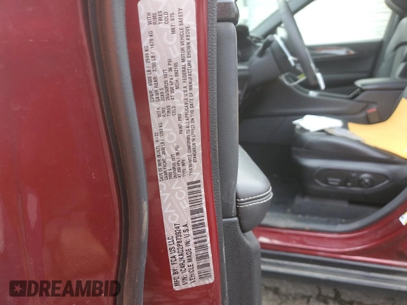 2023 Jeep Grand Cherokee Altitude with VIN 1C4RJKAG2P8739247, listed as a Copart auction lot 52616355 with 37,145 mi miles and Salvage title. Bid and sale history available at DreamBid. Image 14.