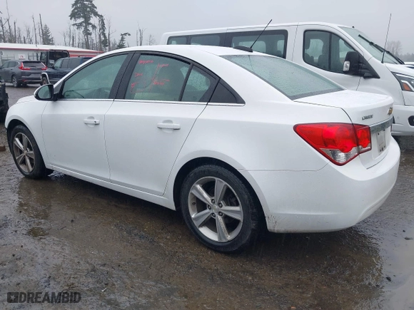 2015 Chevrolet Cruze LT with VIN 1G1PE5SB7F7173499, listed as a IAAI auction lot 41861376 with 147,608 mi miles. Bid and sale history available at carsss.com. Image 3.