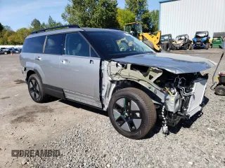 2024 Hyundai Santa Fe Hybrid SEL with VIN 5NMP2DG12RH010900, listed as a Copart auction lot 73362884 with 166 mi miles and Salvage Title. Bid and sale history available at carsss.com. Image 4.
