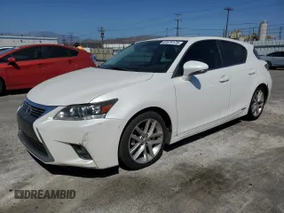 2015 Lexus CT 200h with VIN JTHKD5BH7F2234676, listed as a Copart auction lot 61676175 with 196,411 mi miles and Salvage title. Bid and sale history available at DreamBid. Image 1.