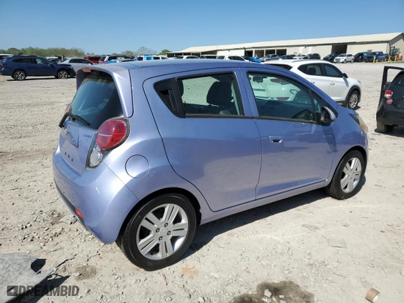2014 Chevrolet Spark LS with VIN KL8CB6S93EC584785, listed as a Copart auction lot 52511025 with 134,325 mi miles and Clean Title. Bid and sale history available at carsss.com. Image 3.