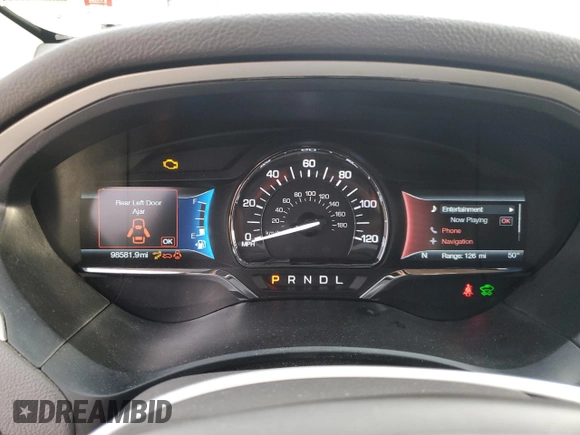 2019 Lincoln MKZ Hybrid Reserve II with VIN 3LN6L5MU9KR633669, listed as a Copart auction lot 51943355 with 98,581 mi miles and Salvage title. Bid and sale history available at DreamBid. Image 9.