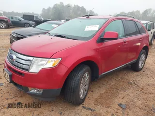 2010 Ford Edge SEL with VIN 2FMDK3JC7ABA64019, listed as a IAAI auction lot 41937308 with 121,579 mi miles. Bid and sale history available at carsss.com. Image 2.