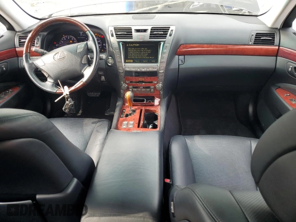 2007 Lexus LS 460 L with VIN JTHGL46F975015133, listed as a Copart auction lot 54196385 with 157,349 mi miles and Clean Title. Bid and sale history available at DreamBid. Image 8.