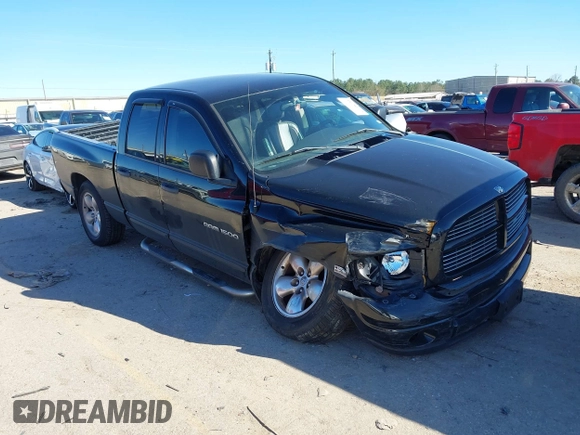 2004 Dodge 1500 SLT with VIN 1D7HU18D54J177086, listed as a IAAI auction lot 41730142 with 161,385 mi miles and . Bid and sale history available at carsss.com. Image 1.