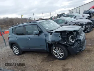 2017 Jeep Renegade Latitude with VIN ZACCJABB5HPF75067, listed as a IAAI auction lot 41493068 with 98,189 mi miles and . Bid and sale history available at DreamBid. Image 13.
