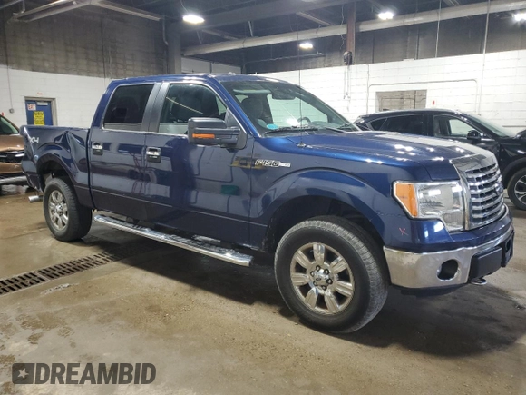 2012 Ford F-150 XL with VIN 1FTFW1EF0CFC58189, listed as a Copart auction lot 61142605 with 121,857 mi miles and Salvage title. Bid and sale history available at DreamBid. Image 4.