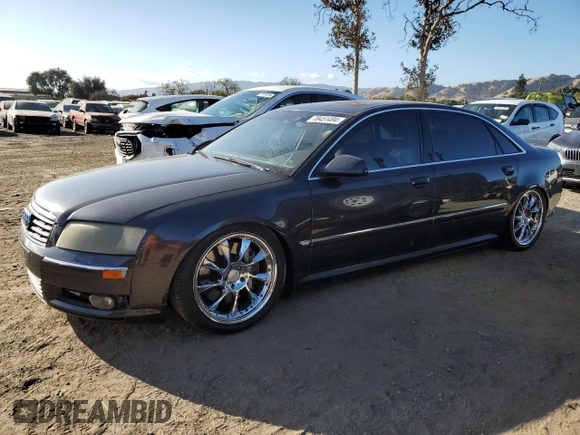2004 Audi A8 L with VIN WAUML44E24N006328, listed as a Copart auction lot 78451494 with 181,619 mi miles and Salvage Title. Bid and sale history available at carsss.com. Image 1.