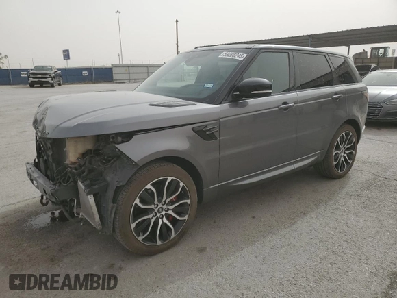 2019 Land Rover Range Rover Sport Dynamic with VIN SALWR2RE3KA830794, listed as a Copart auction lot 53298245 with 37,258 mi miles and Salvage Title. Bid and sale history available at DreamBid. Image 1.