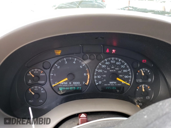 1998 GMC Sonoma z VIN 1GTCS1446W8541476, wystawiony jako Copart lot #89066195 z przebiegiem 177 126 mil mil oraz Nie do naprawy. Historia ofert i sprzedaży dostępna na DreamBid. Obrazek 9.