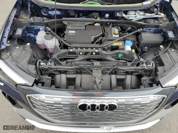 2023 Audi Q4 e-tron Sportback Premium with VIN WA122BFZ8PP055473, listed as a Copart auction lot 78151634 with 6,972 mi miles and Salvage Title. Bid and sale history available at carsss.com. Image 12.