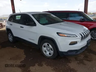 2016 Jeep Cherokee Altitude with VIN 1C4PJLAB2GW135520, listed as a IAAI auction lot 41933918 with 96,908 mi miles. Bid and sale history available at carsss.com. Image 1.