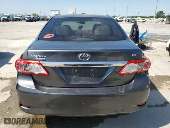 2011 Toyota Corolla L with VIN 2T1BU4EE4BC748106, listed as a Copart auction lot 51439955 with 133,188 mi miles and Salvage Title. Bid and sale history available at carsss.com. Image 6.