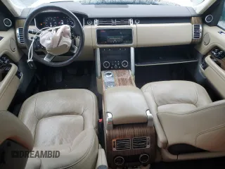 2018 Land Rover Range Rover HSE with VIN SALGS2SV3JA388696, listed as a Copart auction lot 60896105 with 57,951 mi miles and Salvage title. Bid and sale history available at DreamBid. Image 8.