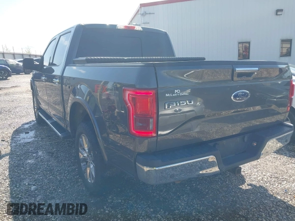 2015 Ford F-150 XLT with VIN 1FTEW1EG0FKE59929, listed as a IAAI auction lot 42161771 with 189,933 mi miles. Bid and sale history available at carsss.com. Image 3.