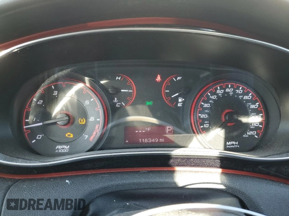 2015 Dodge Dart SXT with VIN 1C3CDFBB0FD378344, listed as a Copart auction lot 49306395 with 118,349 mi miles and Salvage Title. Bid and sale history available at carsss.com. Image 9.