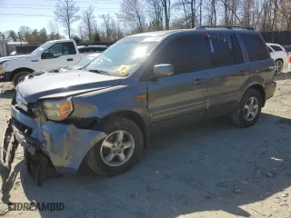 2007 Honda Pilot EX-L with VIN 5FNYF28697B022340, listed as a Copart auction lot 49336685 with 259,022 mi miles and Salvage Title. Bid and sale history available at carsss.com. Image 1.