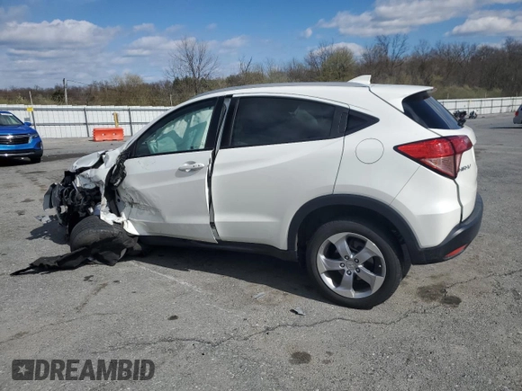 2016 Honda HR-V EX-L w/Navi with VIN 3CZRU6H77GM766390, listed as a Copart auction lot 52372705 with 33,296 mi miles and Salvage Title. Bid and sale history available at carsss.com. Image 2.
