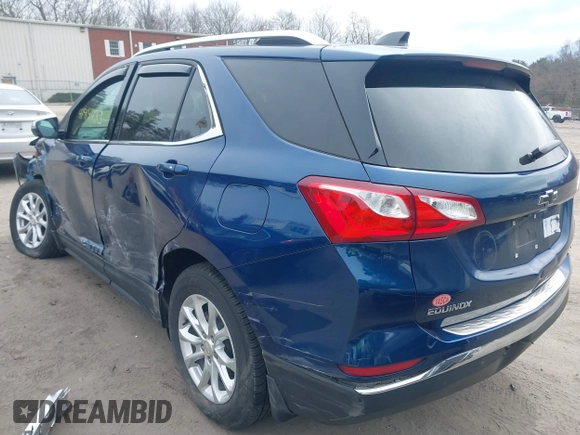 2019 Chevrolet Equinox LT with VIN 2GNAXUEV8K6279534, listed as a IAAI auction lot 41914423 with 52,631 mi miles and . Bid and sale history available at DreamBid. Image 3.