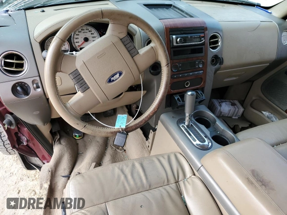 2005 Ford F-150 XLT with VIN 1FTRX125X5KB30400, listed as a Copart auction lot 49812425 with 196,238 mi miles and Salvage Title. Bid and sale history available at carsss.com. Image 8.