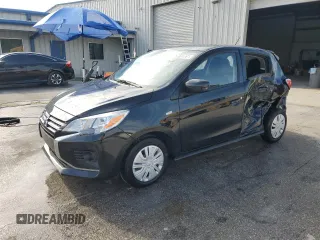 2024 Mitsubishi Mirage ES with VIN ML32AUHJ9RH022834, listed as a Copart auction lot 63615925 with 12,730 mi miles and Clean title. Bid and sale history available at DreamBid. Image 1.