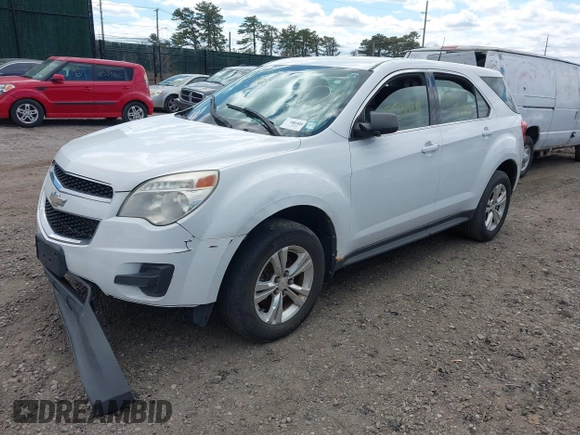 2011 Chevrolet Equinox LS with VIN 2GNALBEC2B1172040, listed as a IAAI auction lot 42059522 with 999,999 mi miles. Bid and sale history available at carsss.com. Image 2.