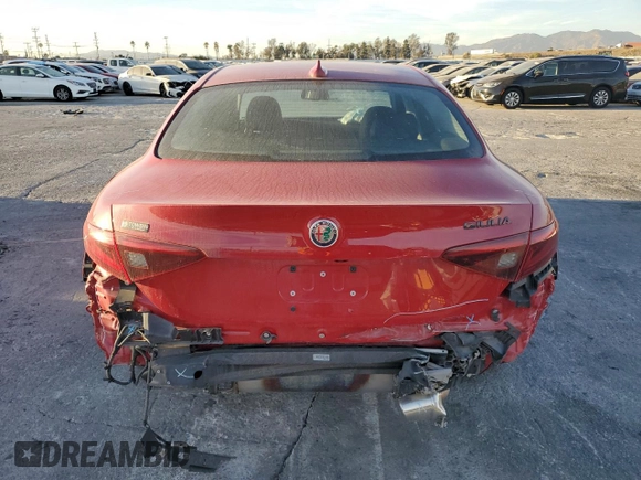 2021 Alfa Romeo Giulia with VIN ZARFAMAN9M7638923, listed as a Copart auction lot 42589685 with 16,446 mi miles and Clean title. Bid and sale history available at DreamBid. Image 6.
