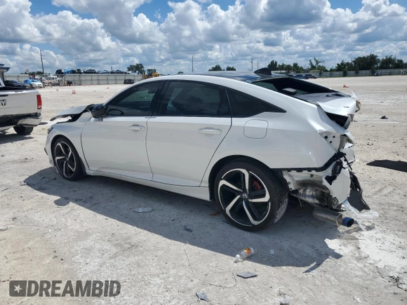 2019 Honda Accord Sport with VIN 1HGCV2F38KA002251, listed as a Copart auction lot 72533804 with 83,344 mi miles and Salvage title. Bid and sale history available at DreamBid. Image 2.