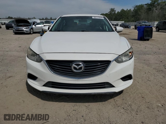 2016 Mazda 6 i Sport with VIN JM1GJ1U55G1450657, listed as a Copart auction lot 48777975 with 109,007 mi miles and Salvage Title. Bid and sale history available at DreamBid. Image 5.
